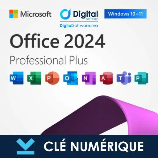 Licence Office 2024 Professional Plus Maroc authentique et permanente