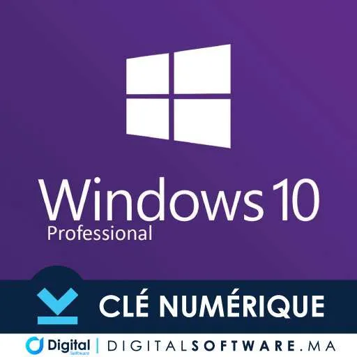 Licence Windows 10 Pro Maroc authentique et garantie