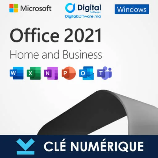 Office 2021 Home Business PC Maroc – Licence Authentique
