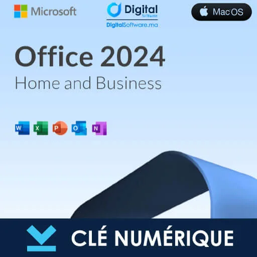 Office 2024 Home Business MAC Maroc licence authentique