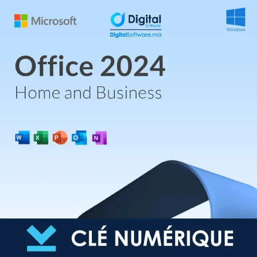 Office 2024 Home Business PC Maroc pour PC – Authentique et permanente au Maroc