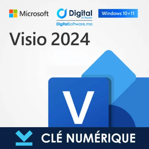 Visio 2024 PC Maroc licence authentique